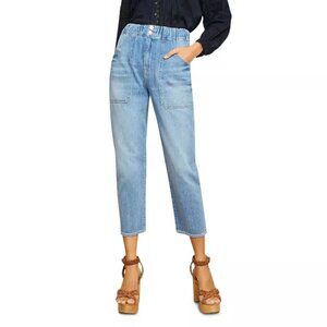 Veronica Beard Arya Straight High Rise Jean in Nova Size 26